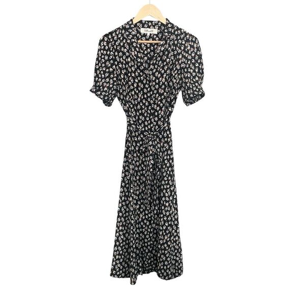 Diane Von Furstenberg Shirt Dress Floral Size 6 - Picture 2 of 9